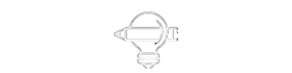 Icon mit einer Glühbirne durch die ein Stift geht. Steht für die Ideenfindung in der IT-Konzeption